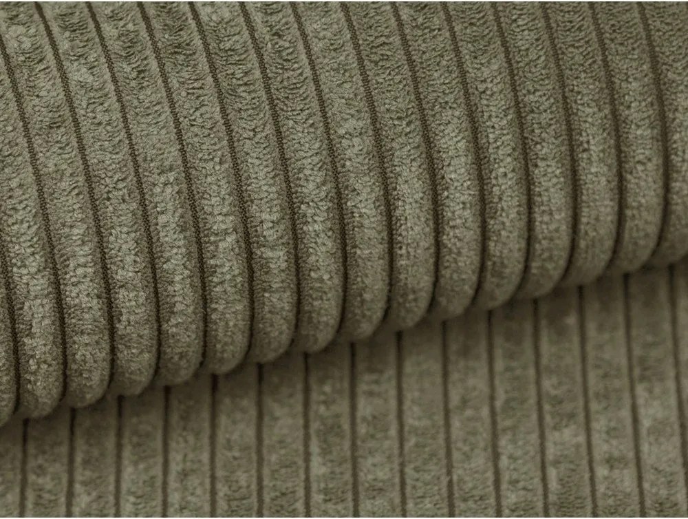 Зелен ъглов диван от рипсено кадифе Campi – Cosmopolitan Design