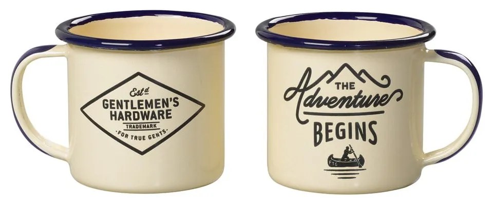 Бежови метални чаши в комплект 2 бр. 150 ml – Gentlemen's Hardware