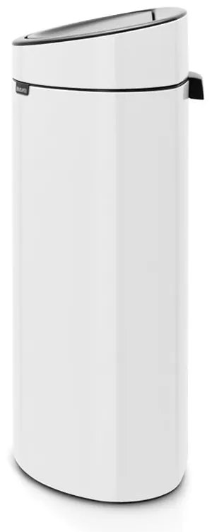 Бяло стоманено кошче за боклук, отваряне с докосване 40 l Touch Bin – Brabantia
