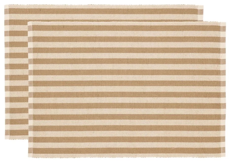 Платнена подложка за хранене 2 бр. 33x48 cm Statement Stripe - Södahl