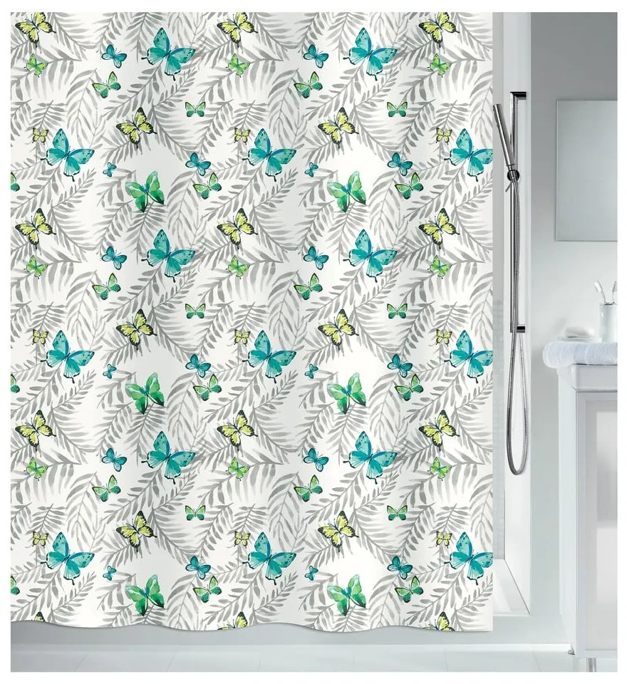 Завеса за душ 180x200 cm Papillons – Spirella