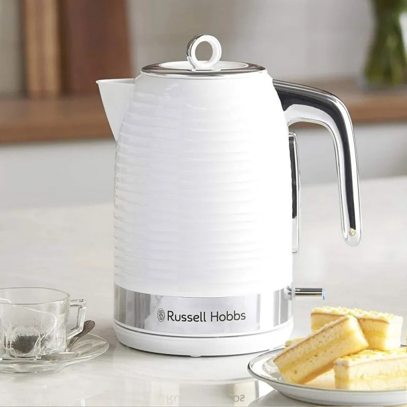 Електрическа кана Russell Hobbs Inspire 24360-70, 2400W, 1.7 л, Филтър, Бял