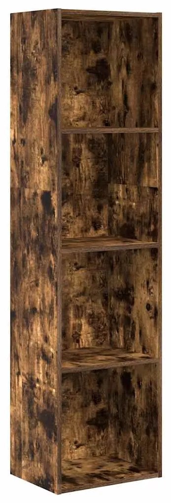 857880 vidaXL Библиотека, опушен дъб, 40x30x152 см, инженерно дърво