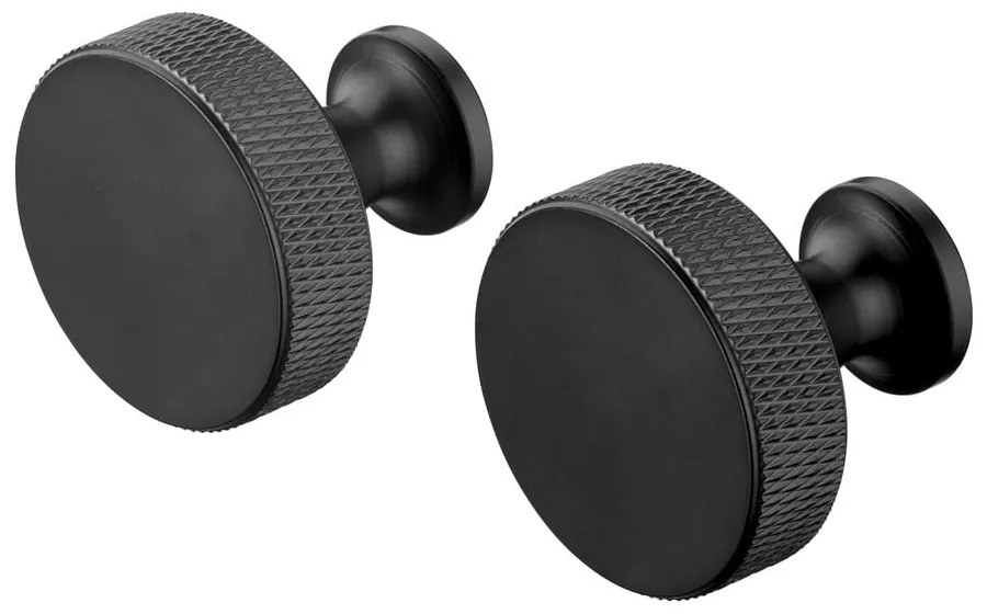 Черни стенни метални куки в комплект от 2 бр. Rof – Blomus