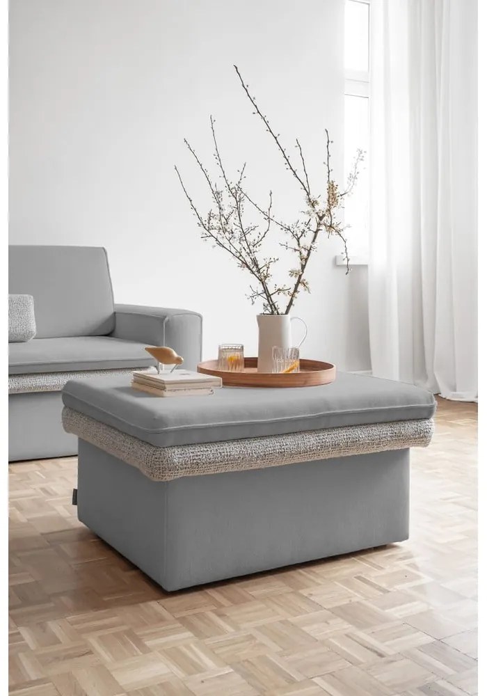 Светлосива табуретка Wilson – Miuform