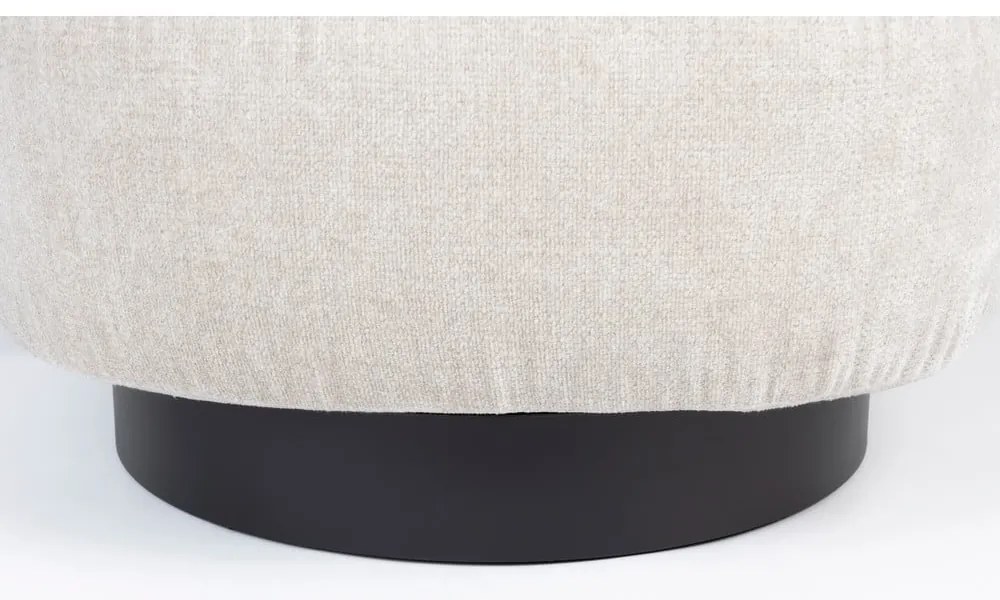 Кремаво кадифено кресло Eden - Zuiver