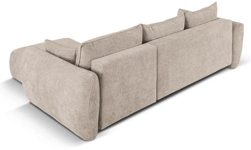 Бежов ъглов диван (десен ъгъл) Matera - Cosmopolitan Design