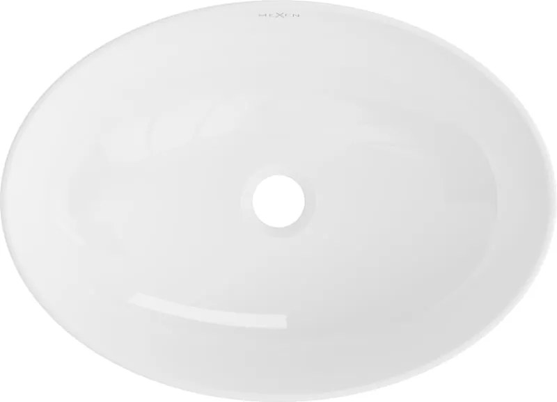 Mexen Cornelia купещка мивка на плот 50 x 37 см, бяла - 21885000