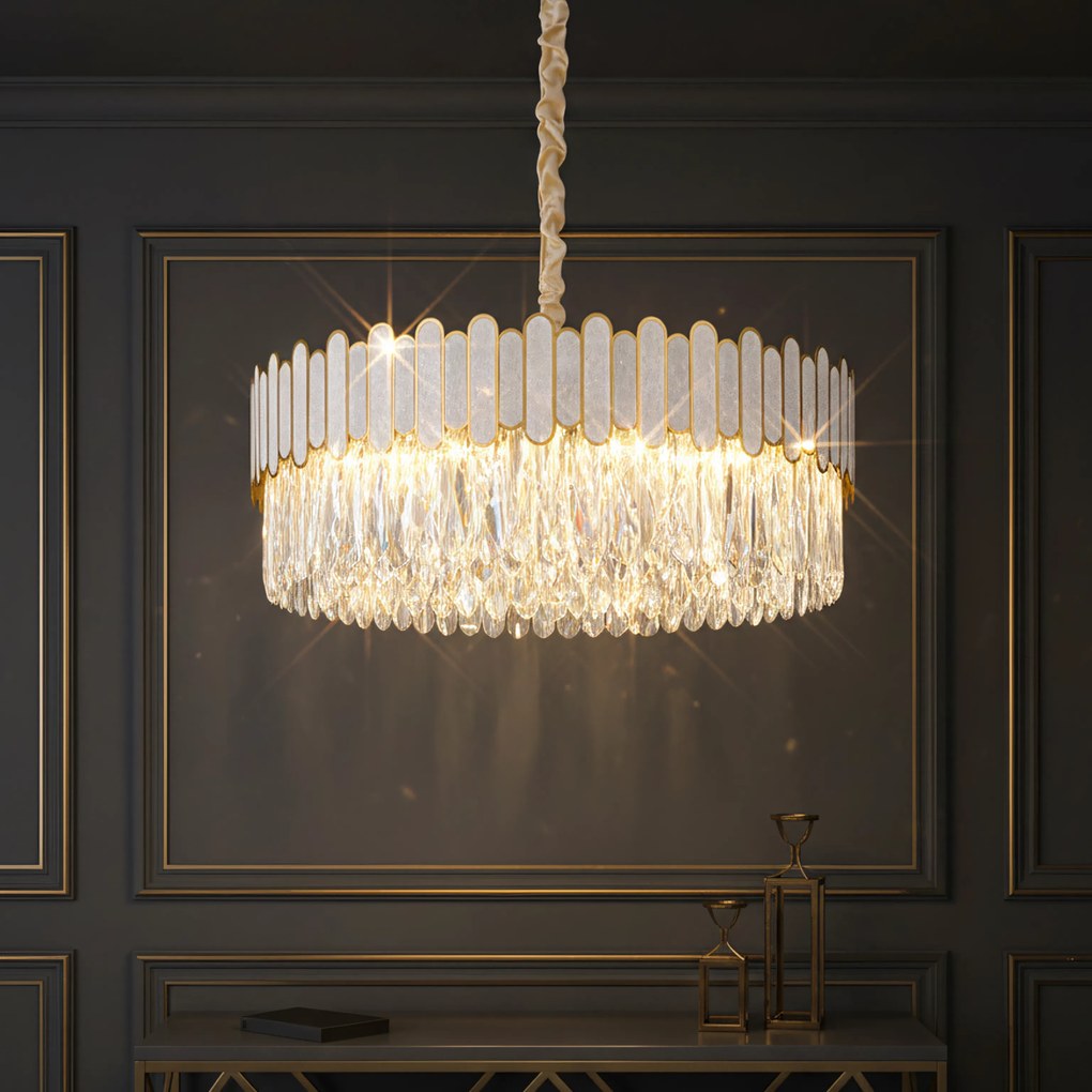 Лампа APP1747-8CP 60 cm Gold