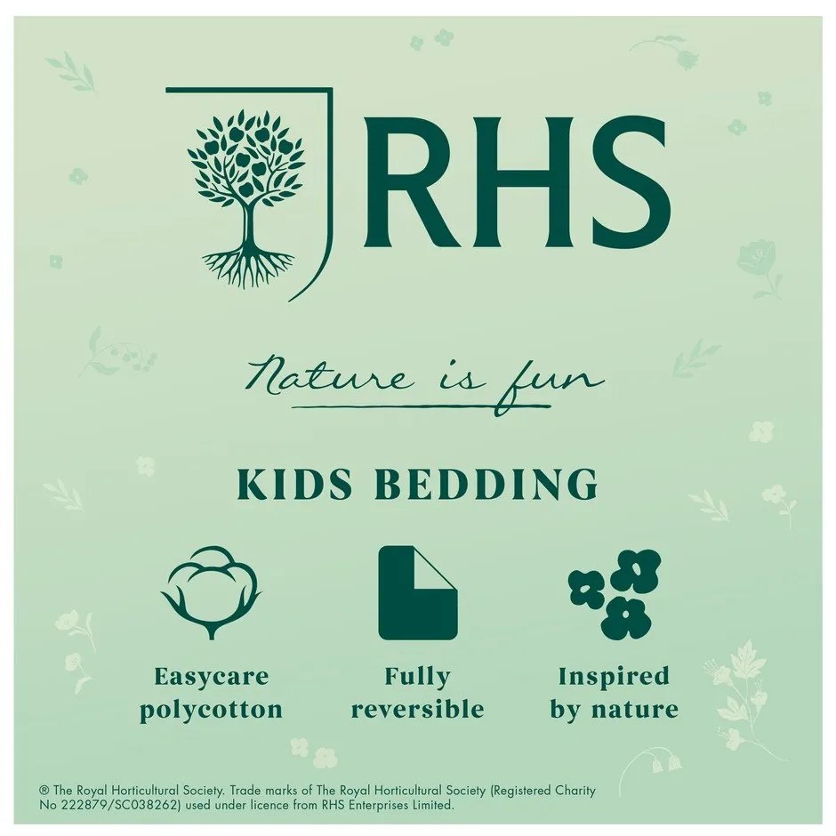Розово двойно детско спално бельо 200x200 cm Butterfly Garden – RHS