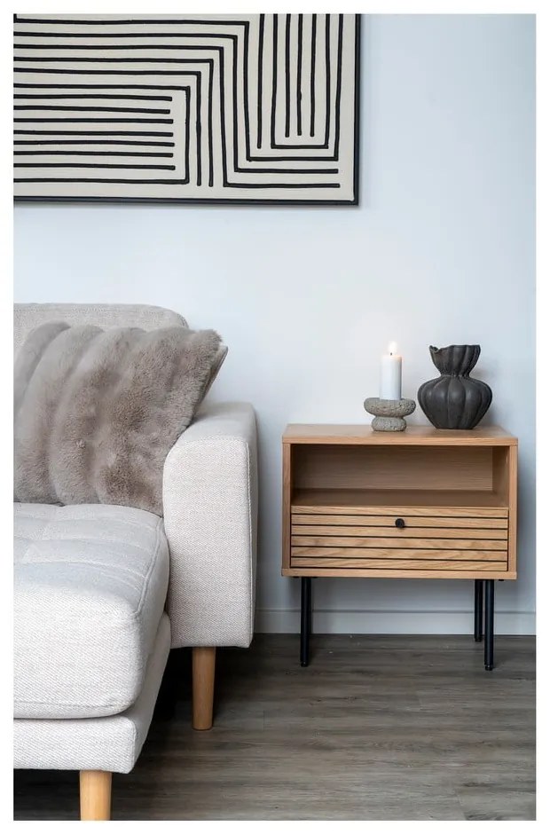 Декоративна възглавница от изкуствена кожа 45x45 cm Galena – House Nordic