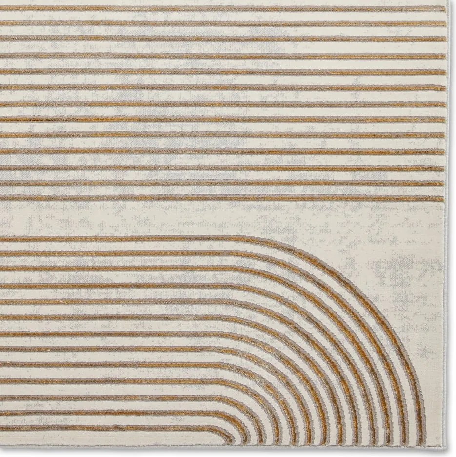 Kилим в светлосиво и златисто 80x150 cm Apollo – Think Rugs