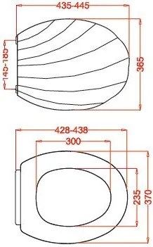 Капак за тоалетна Japar Atlantis