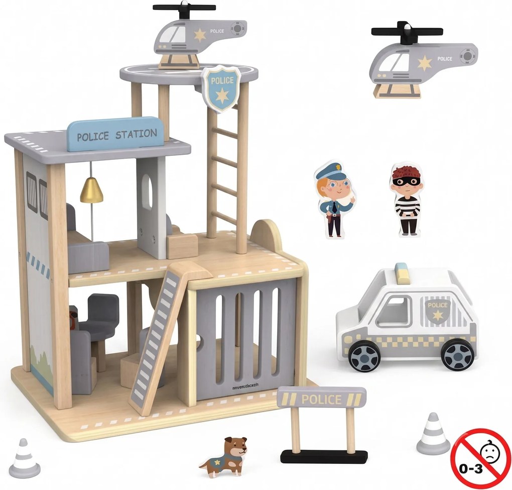 Детски комплект за игра Joyland Police Station
