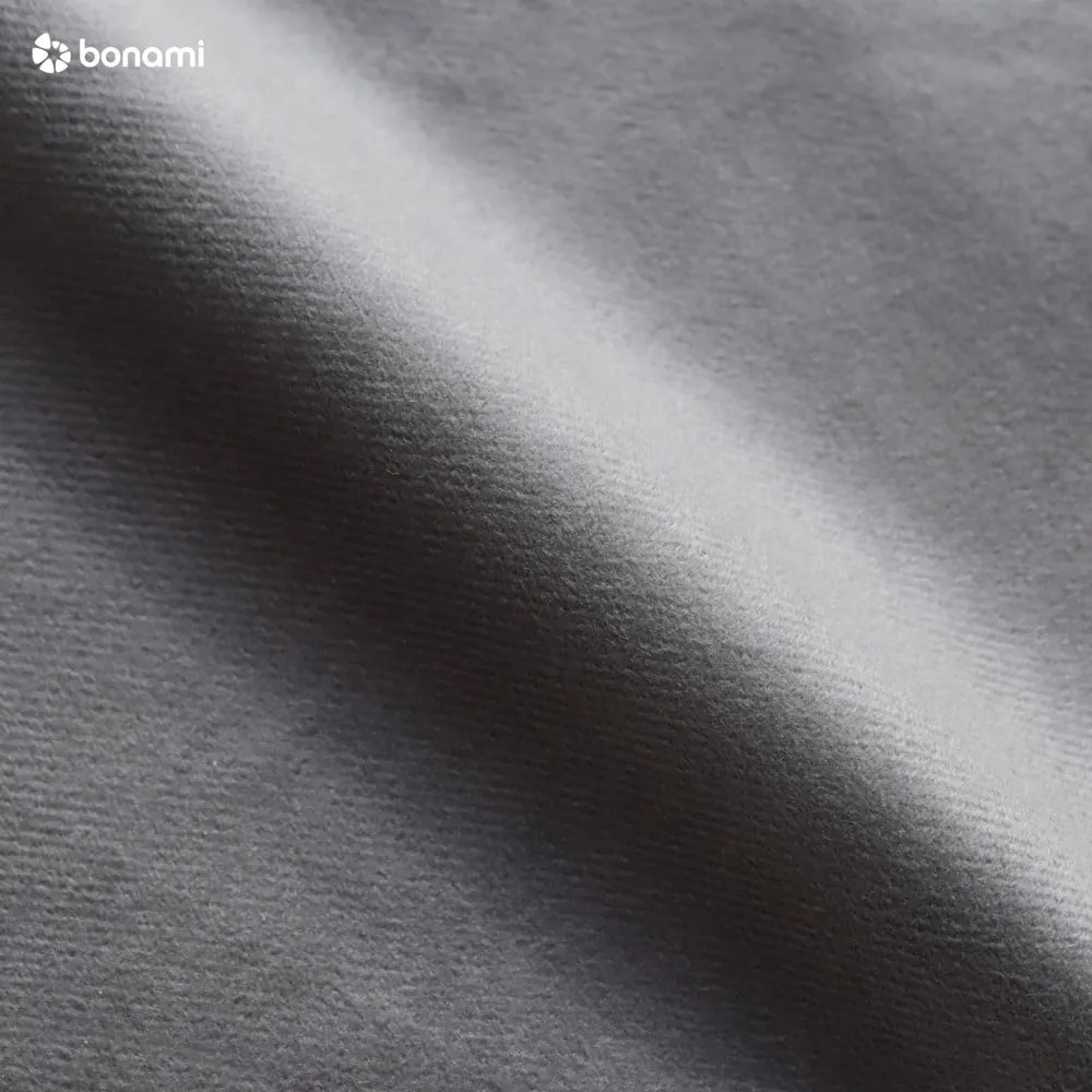 Сиво тапицирано двойно легло с матрак с решетка 180x200 cm Noira Slim - Bonami Selection