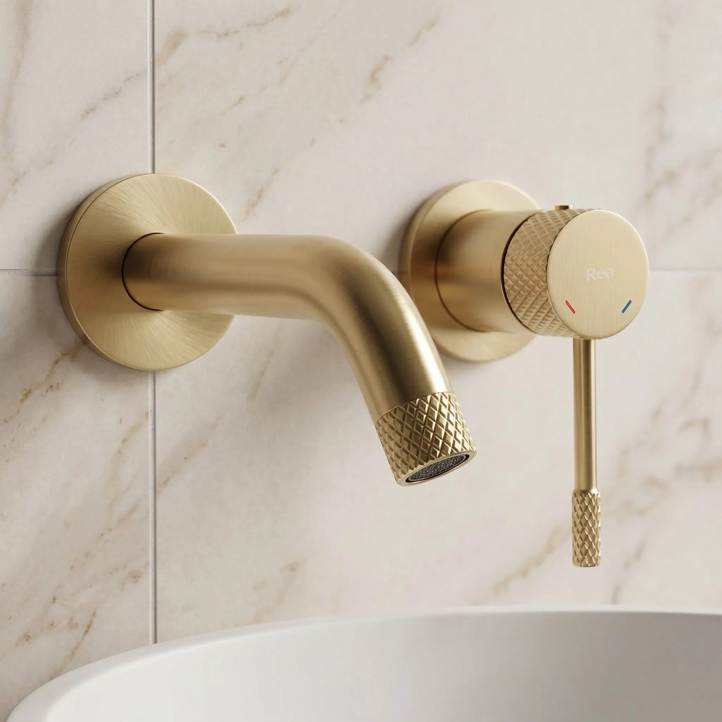 Смесител за вграждане REA Venti Brush Gold