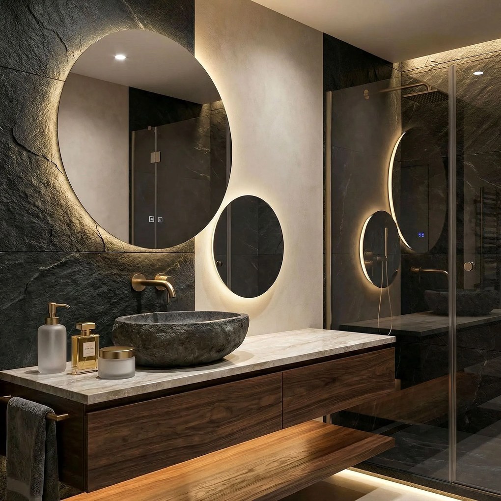 Огледало LED R-8040 80cm + 40cm