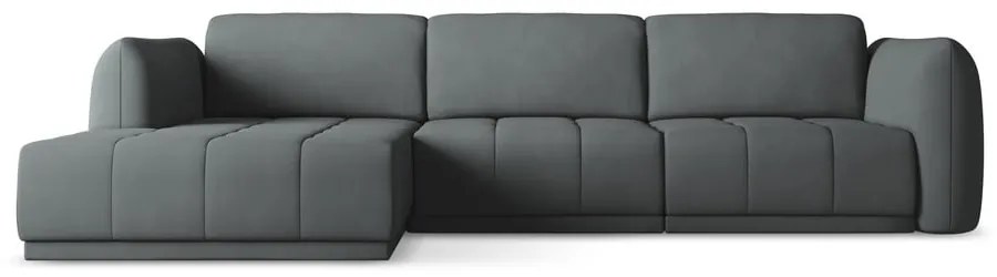 Тъмносив ъглов диван (ляв ъгъл) Hoku – Makamii