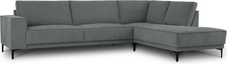 Тъмносив ъглов диван (десен ъгъл) Copenhagen – Scandic