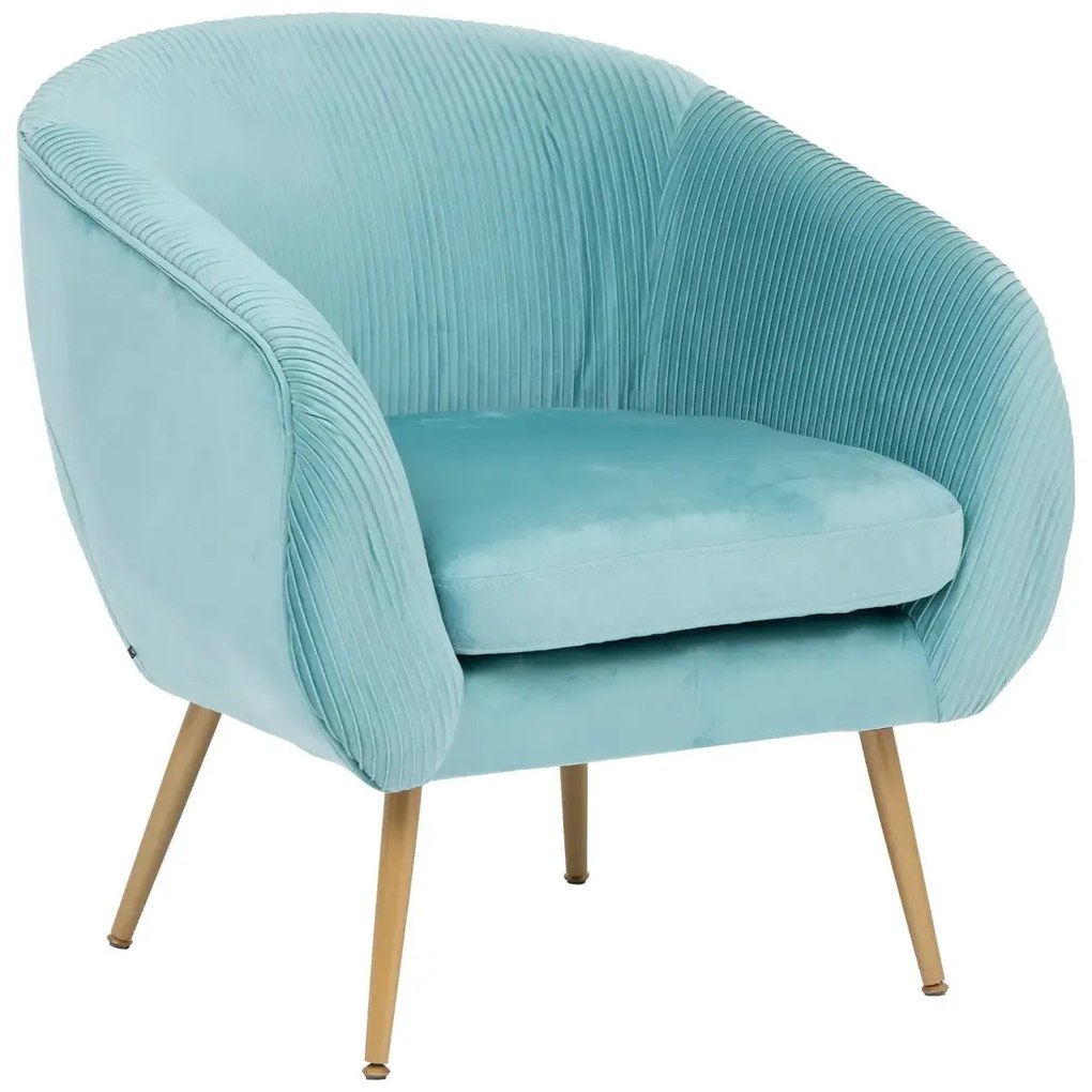 Кресло atmosphera Solaro, Велур - Светлосин