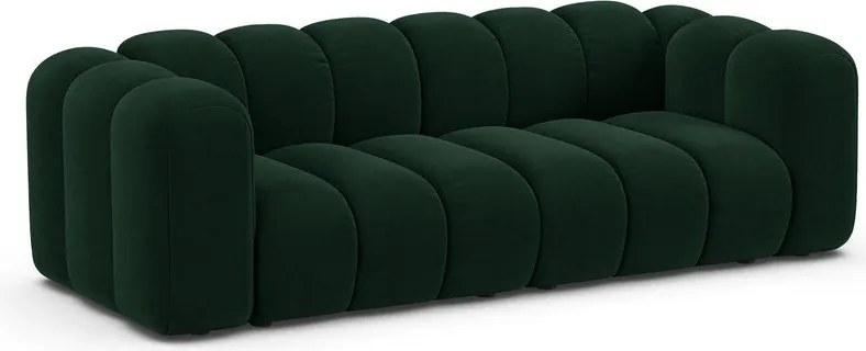 Тъмнозелен диван 228 cm Lupine – Micadoni Home