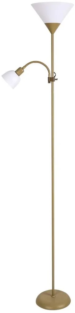 Brilagi - Подова лампа ARIANA 1xE27/100W/230V + 1xE14/25W златна