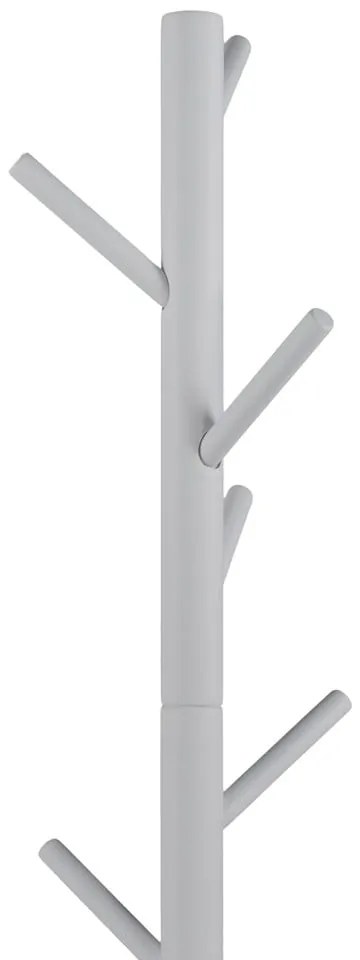 Бяла стойка за връхни дрехи от масивно каучуково дърво ø 36x170 cm Bro – Spinder Design