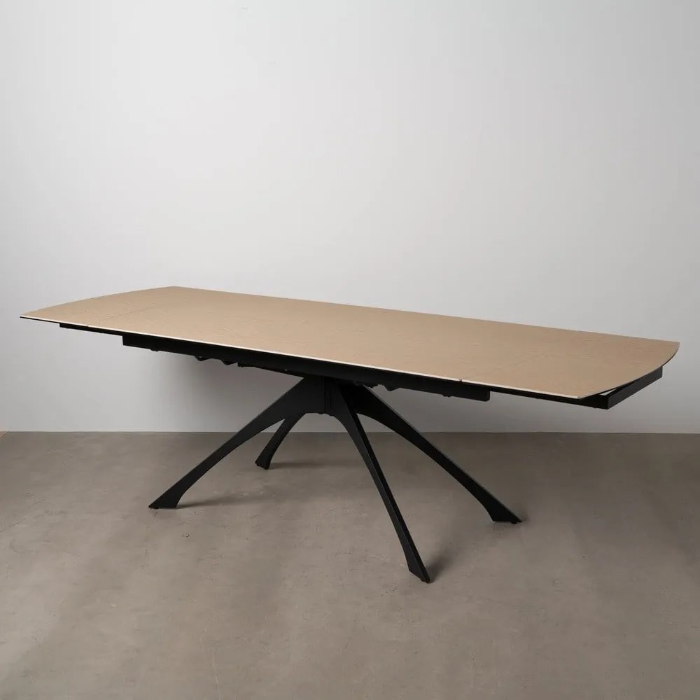 Сгъваема трапезна маса с допълнителна плоча 90x180 cm Rocía – Ixia