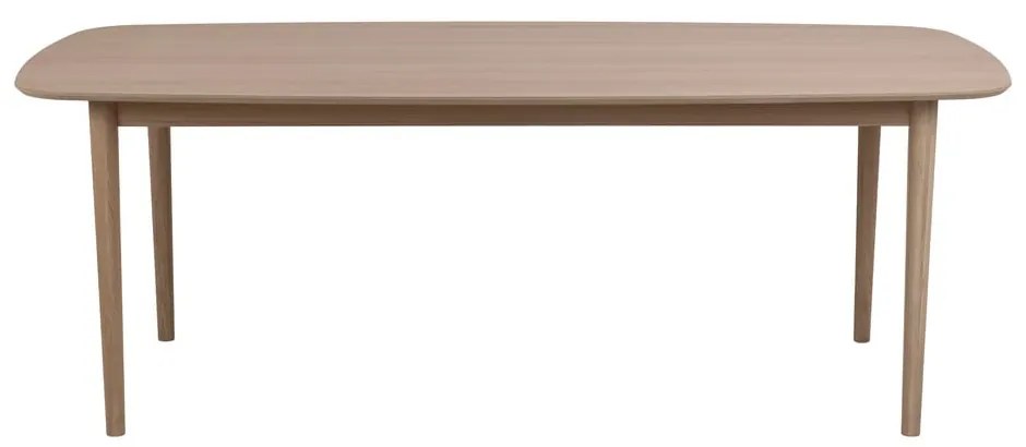 Сгъваема маса за хранене с плот от дъб 210x100 cm Aston - Actona