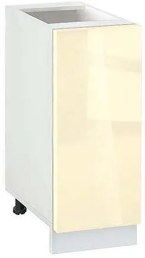 Долен шкаф МДФ Глосмакс 301(30см) Бял