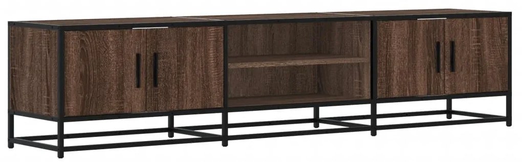 3300779 vidaXL ТB шкаф, кафяв дъб, 180x35x41 см, инженерно дърво