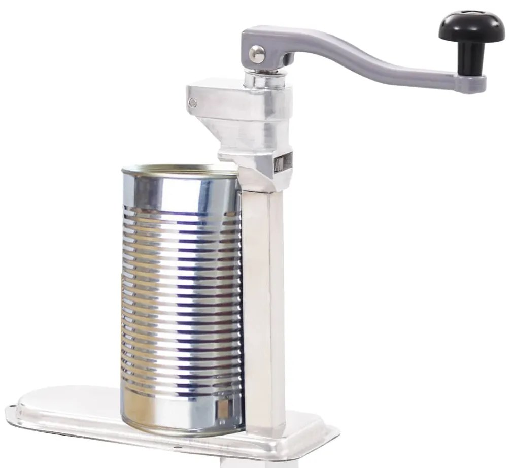 Отварачка за консерви, сребриста, 70 см, алуминий и инокс