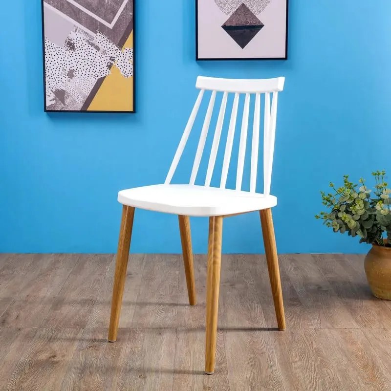 Кухненски стол Nolan-Бял (4) парчета