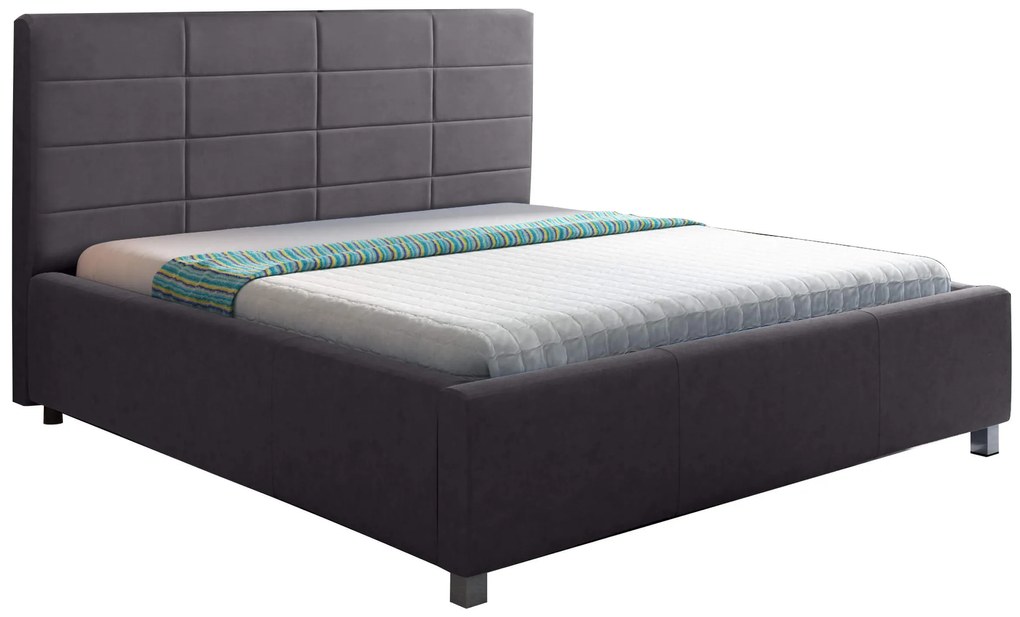 Тапицирано легло Nueve-180 x 200-Blue-Without lifting mechanism