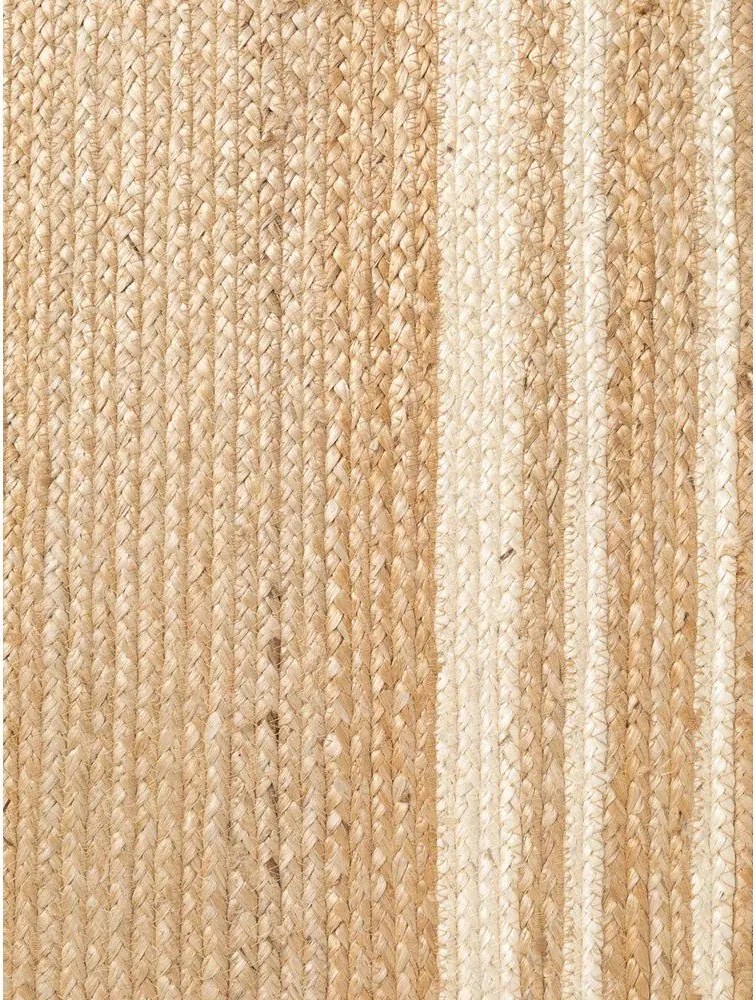 Кремав/в естествен цвят двустранен/ръчно изработен ютен килим 160x230 cm Jutta – Hanse Home