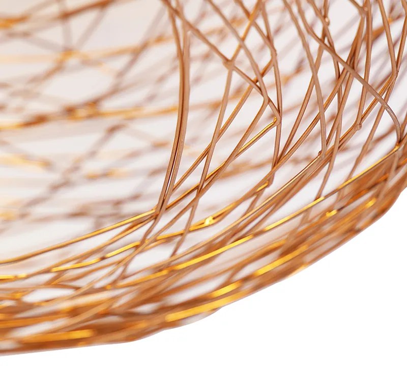 Дизайнерски таванен аплик меден овал - Sarella