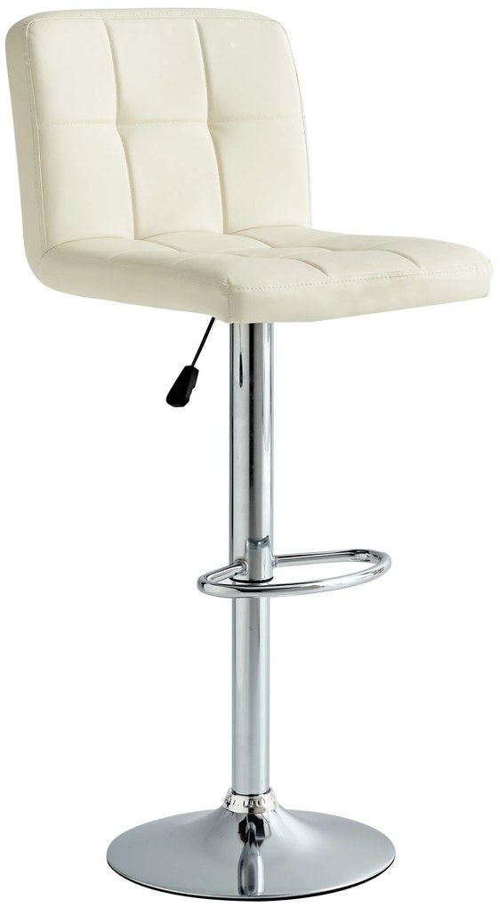 Бар стол Sammie-Бял (4) парчета