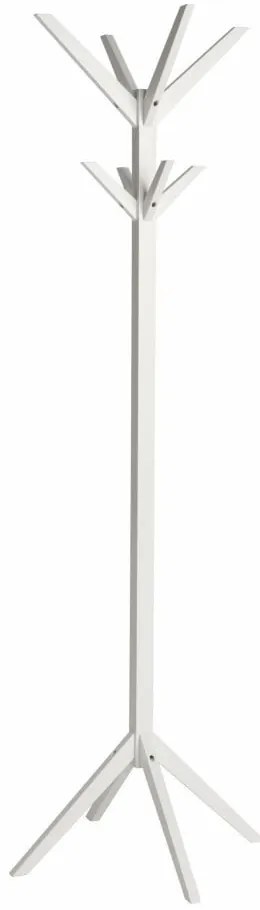 Бяла стойка за връхни дрехи от масивна бреза Confetti – Rowico