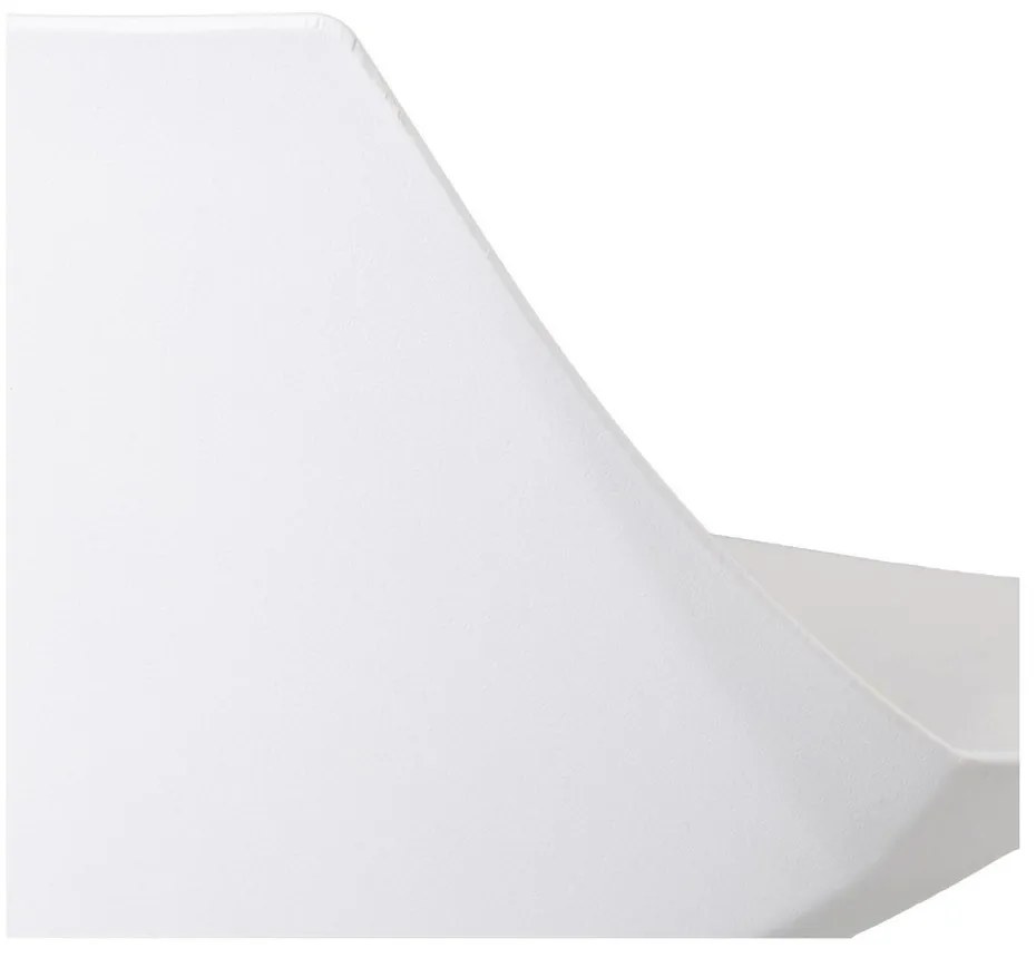 Бели бар столове в комплект от 2 бр. с регулируема височина от имитация на кожа (височина на седалката 56,5 cm) – Casa Selección