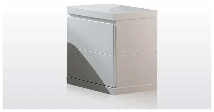 Бяло нощно шкафче Бяло, широчина 44 cm Lara - Vipack