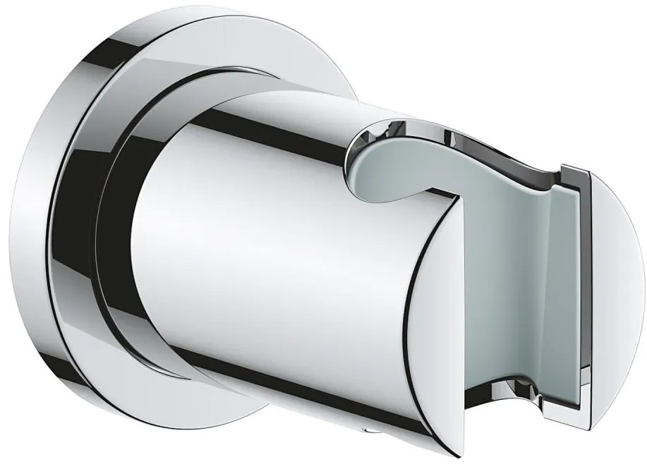GROHE 27074000 - Стенен държач за душ RAINSHOWER с кръгла розетка, лъскав хром