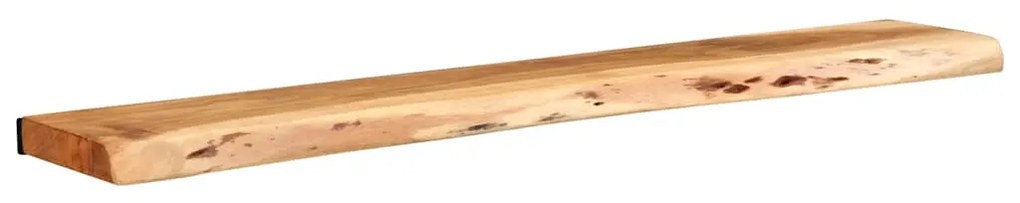 373627 vidaXL Стенни рафтове, 2 бр, 100x20x3,5 см, акациево дърво масив