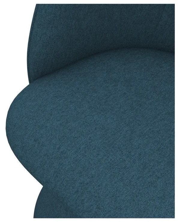 Син тапициран трапезен стол Maia – Makamii