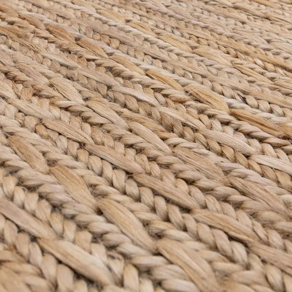 Ръчно изработен ютен килим в естествен цвят 160x230 cm Oakley – Asiatic Carpets