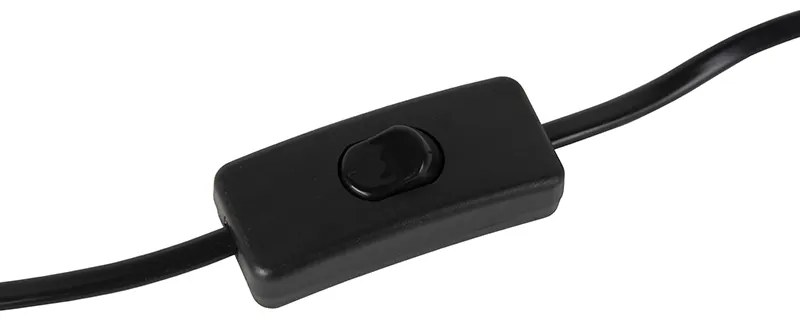 Смарт настолна лампа жълта с бронз вкл. WiFi P45 - Milou