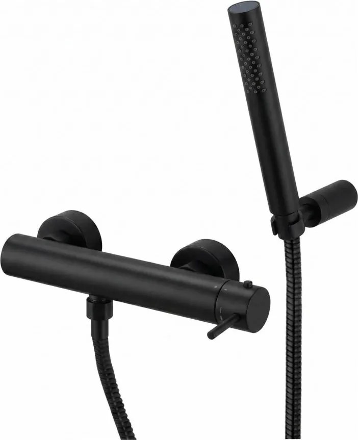 Paffoni - Душ комплект със смесител LIGHT, матово черно
