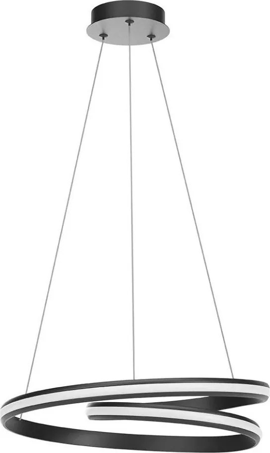 Redo 01-4362 - LED димируем полилей на кабел TORSION LED/40W/230V черен