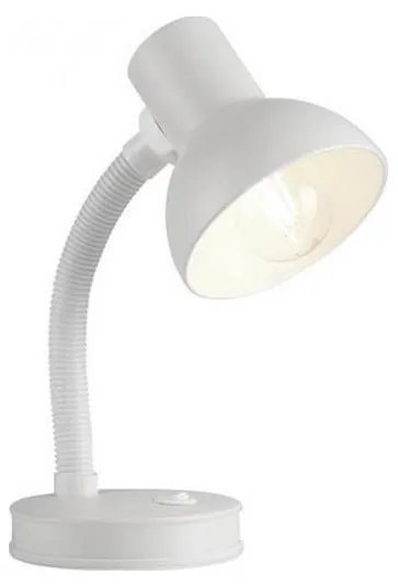 JUST LIGHT. 11080-16 - Гъвкава настолна лампа FLEXI 1xE27/25W/230V бяла