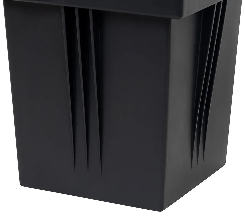 Комплект от 4 модерни наземни прожектора черни регулируеми IP65 - Oneon