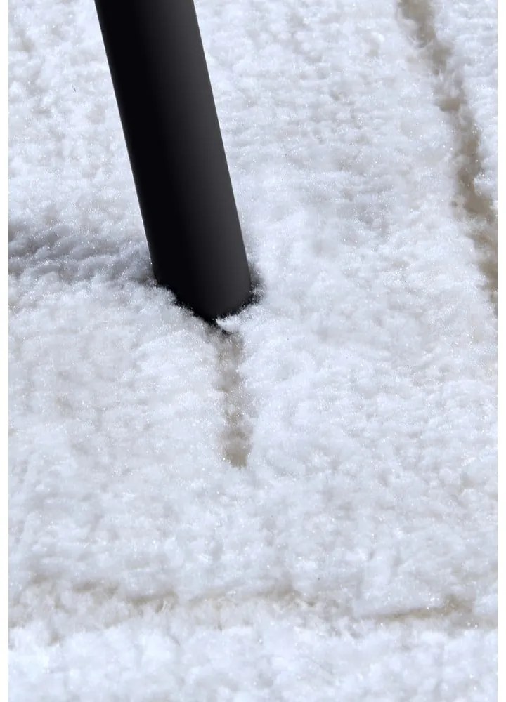 Бял кръгъл килим ø 200 cm Panglao New York White – Elle Decoration